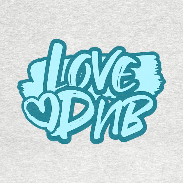 DNB  - Love Heart (Blue) by DISCOTHREADZ 